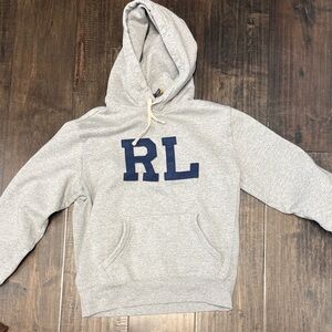 Ralph Lauren Heather Gray Polo Hoodie